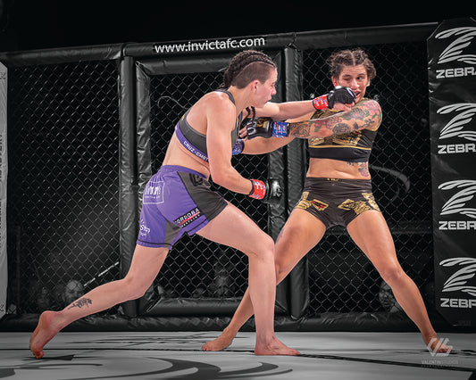 FATIMA KLINE 8x10 Invicta FC Fight Action Small Batch Print