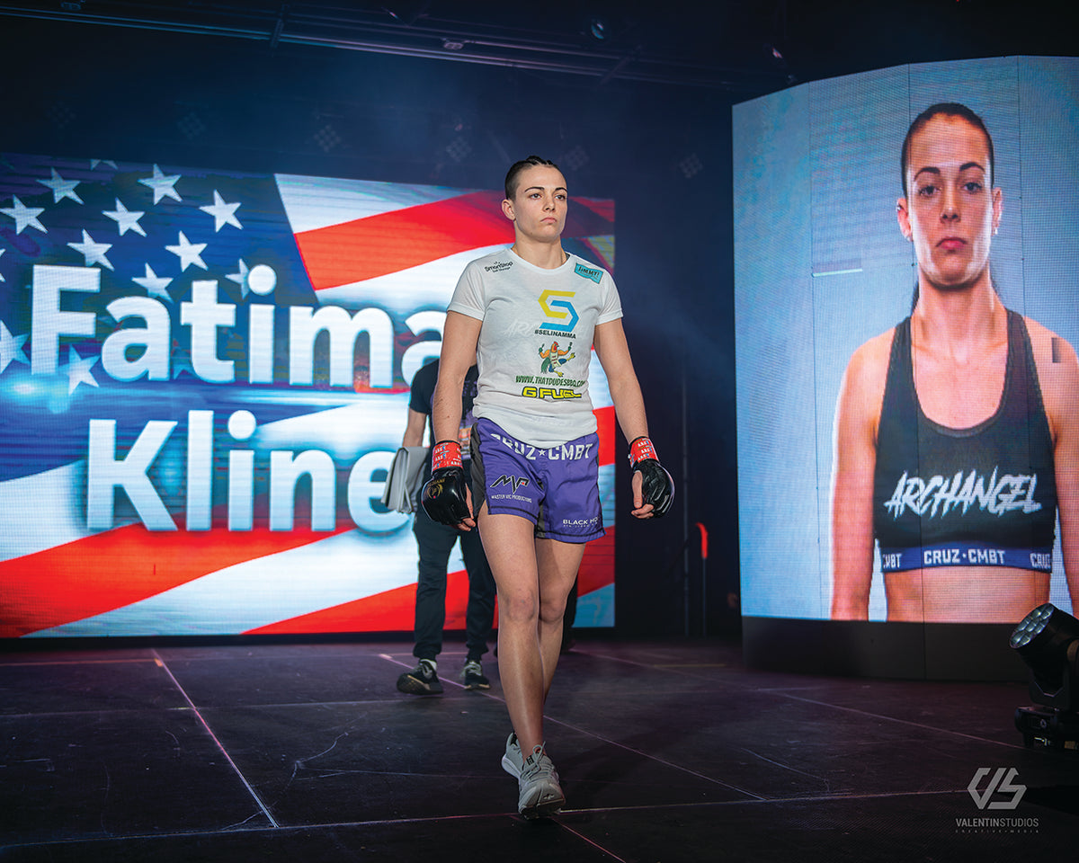 FATIMA KLINE 8x10 Invicta FC Fight Action Small Batch Print